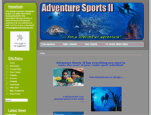 Tablet Screenshot of adventuresports2.com